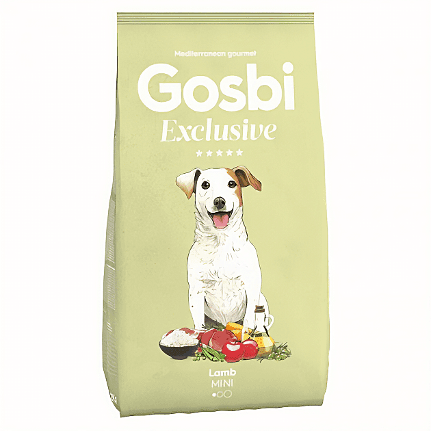 Сухі корма Для собак Gosbi   Exclusive  Lamb Mini для дорослих собак міні малих порід з ягням/кг 0871 Іспанія