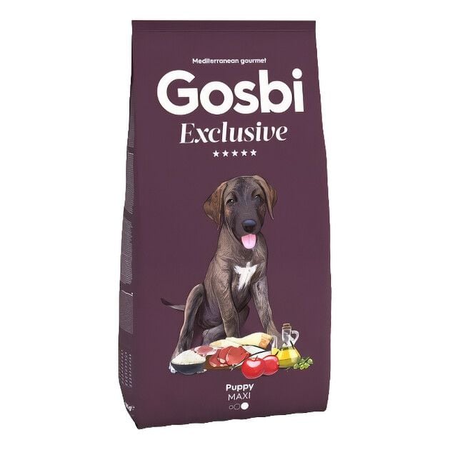 Сухі корма Для собак Gosbi   Exclusive Puppy Maxi корм для цуценят середніх порід з куркою та рибою/кг 0875 Іспанія