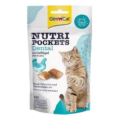 Ласощі Для кішок Gim Cat Nutri Pockets Dental 60г 183 Німеччина