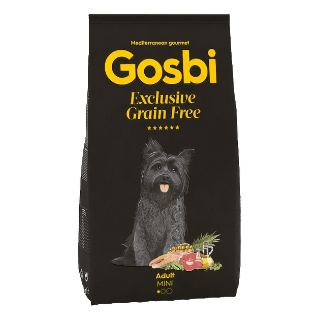 Сухі корма Для собак Gosbi   Exclusive Grain Free Adult Mini для дорослих собак міні малих порід з ягням та рибою 190 Іспанія
