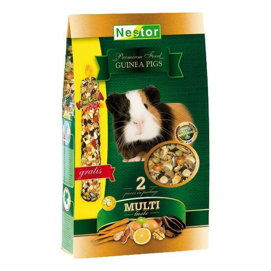 NESTOR ПРЕМІУМ корм "Мульти-смак" для морських свинок 510г/1400мл 2536 Польща