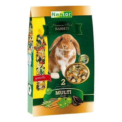 NESTOR ПРЕМІУМ корм "Мульти-смак" для кроликів 650г/1400мл 2537 Польща