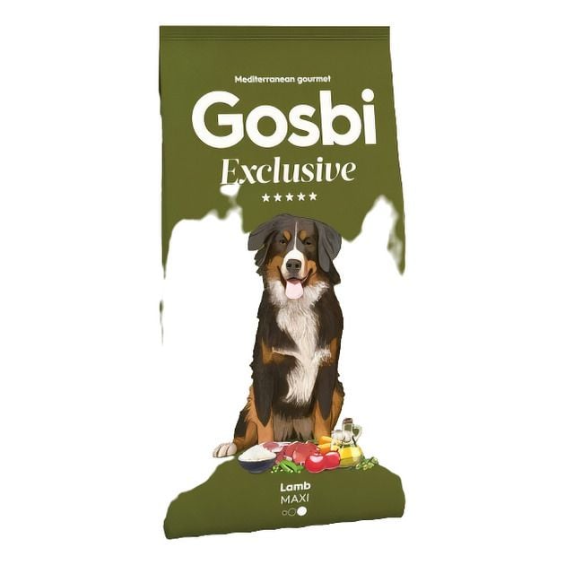 Сухі корма Для собак Gosbi   Exclusive  Exclusive Lamb Maxi для  круп.порід ягня/кг 3054 Іспанія