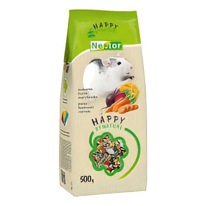 NESTOR Happi by nature ПРЕМІУМ корм для щурів з локшиною та овочами 500г 3065 Польща