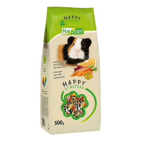 NESTOR Happi by nature ПРЕМІУМ корм для морських свинок з апельсинами, морквою та амарантом 500г 3066 Польща