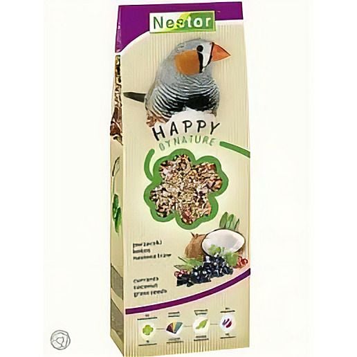 NESTOR Happi by nature Преміальний корм для екзотичних птахів з насінням смородини, кокоса та трав 500г (700 ML) 3071 Польща