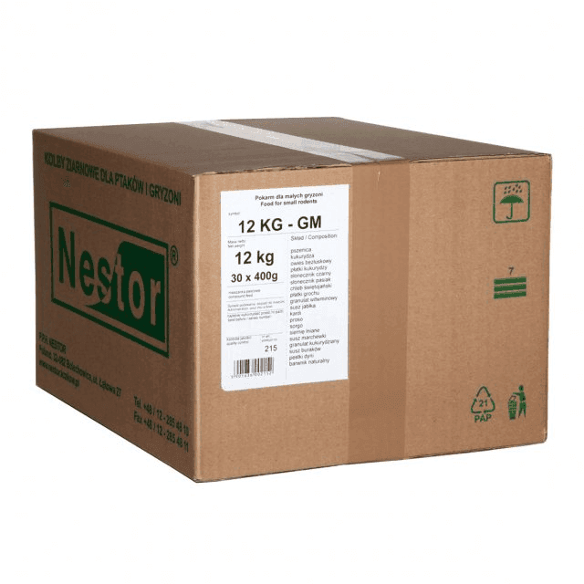 NESTOR Повнораціонний корм для дрібних гризунів 400г 3118 Польща