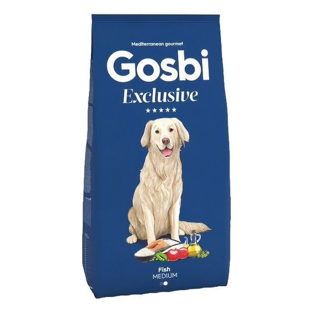 Сухі корма Для собак Gosbi   Exclusive Gosbi Exclusive середні пор.з рибою/кг 8 Іспанія