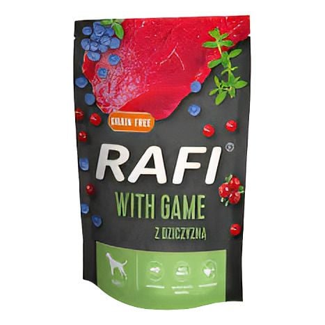 Вологий корм для собак RAFI пауч з дичиною 500г 3275 Польща