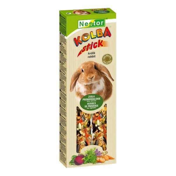 NESTOR Преміум палиця для кроликів з травами, сіном і овочами 115г 50 (5x10) 3493 Польща