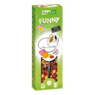 NESTOR Funny Паличка Premium Plus для гризунів і кроликів - ФРУКТИ 110г 50 (5x10) 3499 Польща