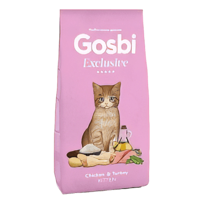 Сухі корма Для кішок Gosbi  Exclusive  Cat Chicken & Turkey Kitten для кошенят з куркою та індичкою 1.5кг 3545 Іспанія
