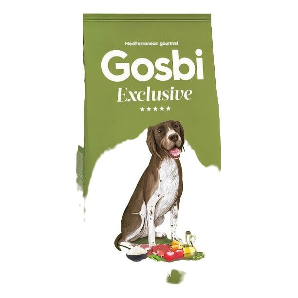 Сухі корма Для собак Gosbi   Exclusive  Lamb Medium для дорослих собак середніх та крупних порід з ягням/кг 02 Іспанія
