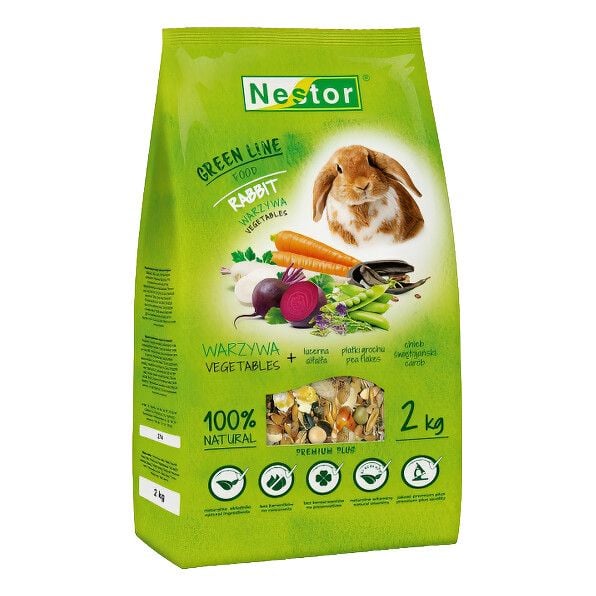 NESTOR GreenLine Premium Plus корм для кроликів 2 кг 3569 Польща