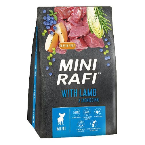 Сухі корма Для собак RAFI  mini з ягням 3 кг 3726 Польща