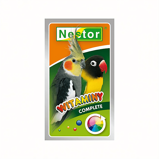 NESTOR Комплекс вітамінів для папуг середнього розміру 20г 4020 Польща