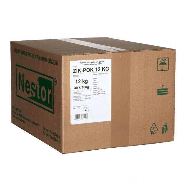 NESTOR Повнораціонний корм для зимуючих птахів 400 г 4022 Польща