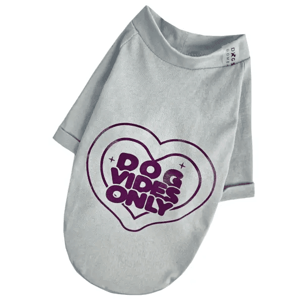 Одяг DOGS BOMBA F-91/6 Футболка Dog Vibes сіра 6 4812 Україна