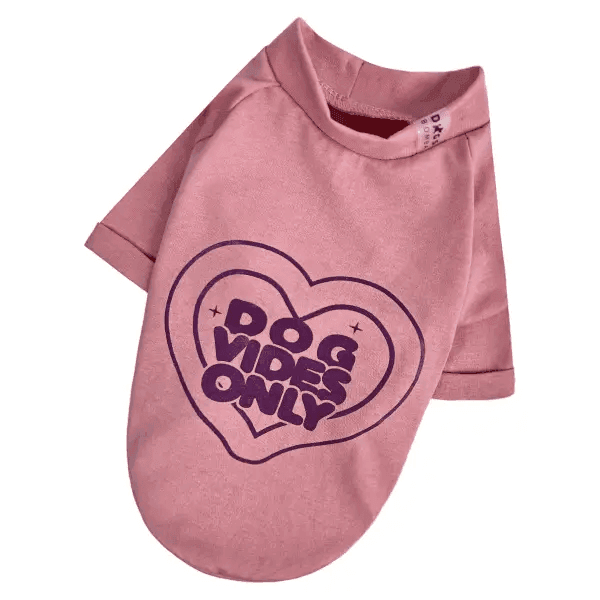 Одяг DOGS BOMBA F-90/8 Футболка Dog Vibes пудра 8 4816 Україна