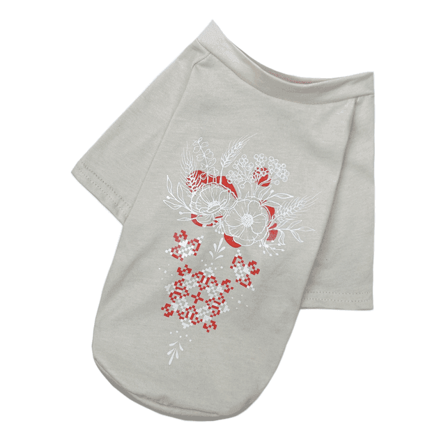 Одяг DOGS BOMBA F-54/8 Футболка вишиванка беж 8 4823 Україна