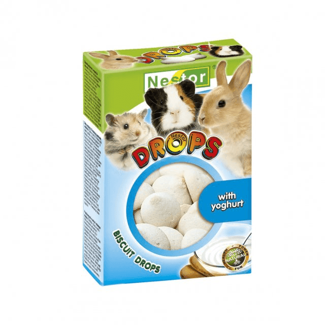 NESTOR Печиво драже для гризунів та кроликів з йогуртом 35 г 50 (5x10) 4835 Польща
