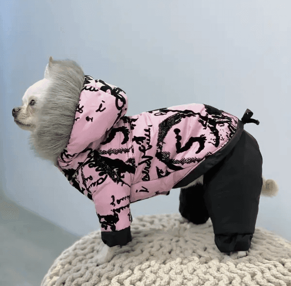 Одяг DOGS BOMBA CO-26/9 Комбінезон зі знімними штанами флок рожевий 9 4943 Україна