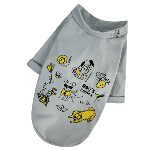 Одяг DOGS BOMBA F-103/9 Футболка Літо сіра 9 4964 Україна