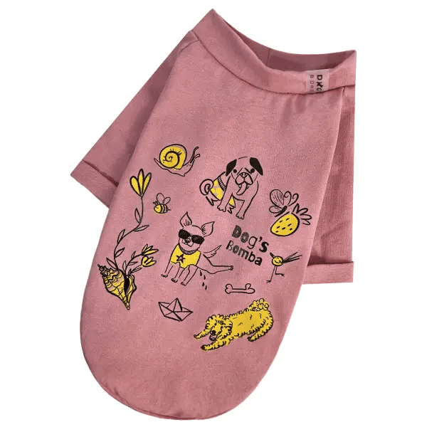 Одяг DOGS BOMBA F-102/4 Футболка Літо пудра 4 4967 Україна