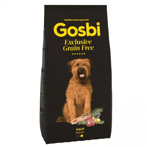 Сухі корма Для собак Gosbi   Exclusive Gosbi Exclusive Grain Free Adult Maxi для дорослих собак крупних та гігантських порід з ягням та рибою / кг 5005 Іспанія