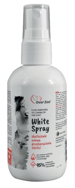 Шампунь Over Zoo Winite Spraу догляд від пожовтілих плям шерсті 100ml 5074 Польща