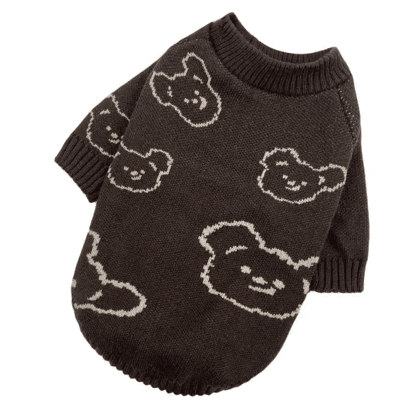 Одяг DOGS BOMBA Y-286/6 Светр в'язаний Ведмідь коричневий 6 5188 Україна
