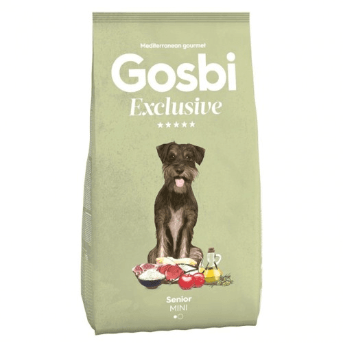 Сухі корма Для собак Gosbi   Exclusive Senior Mini для літніх собак малих порід з куркою та індичкою / кг 5720 Іспанія