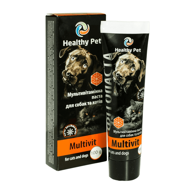 Фітопасти Healthy Pet  "Multivit" для котів і собак, 100мл 450 Україна