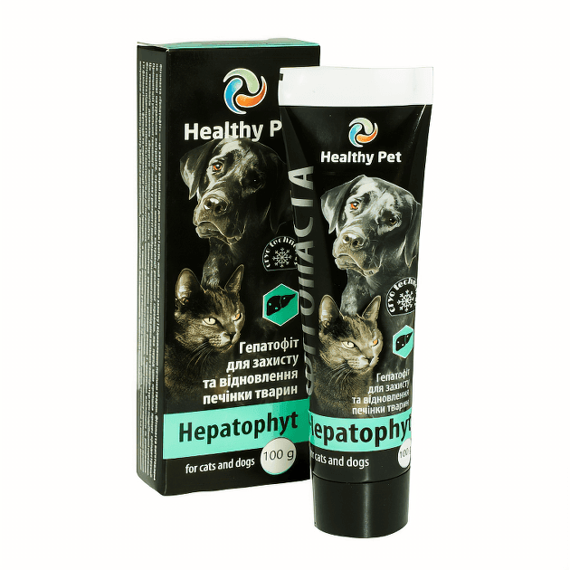 Фітопасти Healthy Pet "Hepatophyt" для захисту та відновлення печінки котів і собак, 100мл 451 Україна
