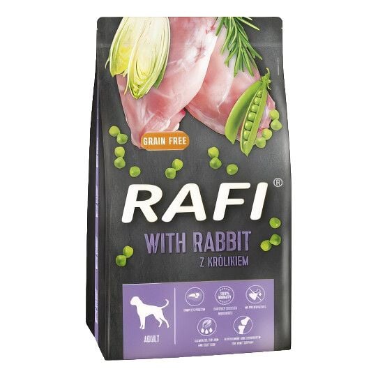Сухі корма Для собак RAFI  з кроликом  10 кг 0266 Польща