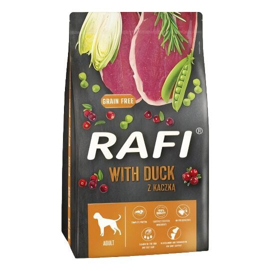 Сухі корма Для собак RAFI  з качкою 10 кг 0425 Польща