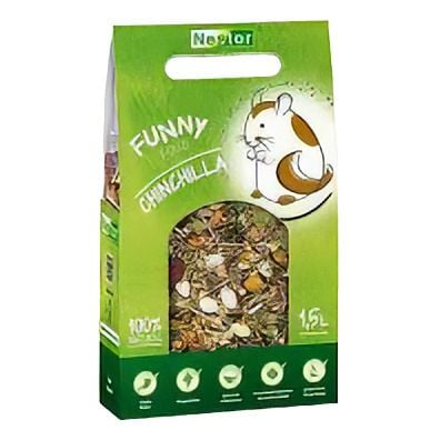 NESTOR Funny Кумедний корм для шиншил  400г/1,5л 2544 Польща