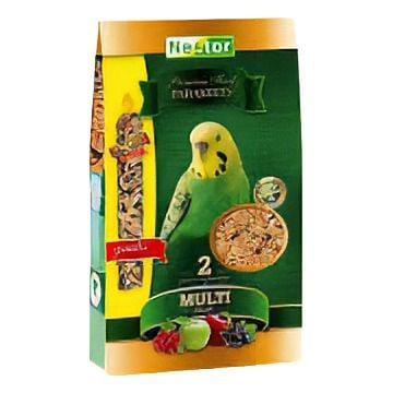 NESTOR Мультисмаковий корм Premium для маленьких папуг 940г/1400мл 3505 Польща