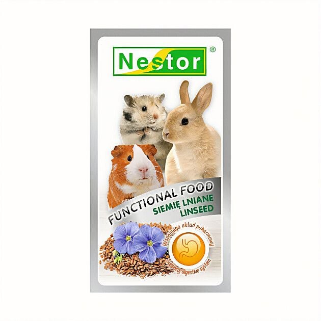 NESTOR Функціональний корм - насіння льону для гризунів 20г 3509 Польща