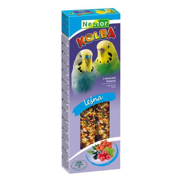 NESTOR Класична паличка для маленьких папуг з лісовими фруктами 2 (85г) 3592 Польща