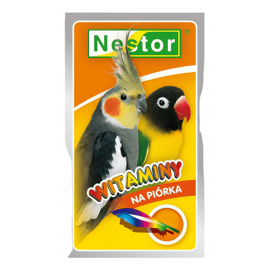 NESTOR Вітаміни на період линьки для середніх папуг 20г 4021 Польща